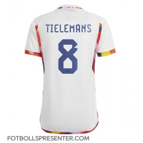 Belgien Youri Tielemans #8 Borta Matchtröja VM 2022 Kortärmad